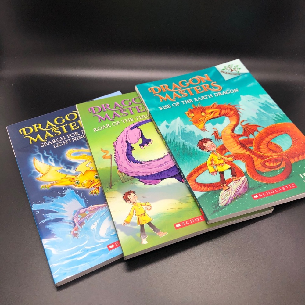 Dragon Masters Books, #1, 7 & 8 by Tracey West